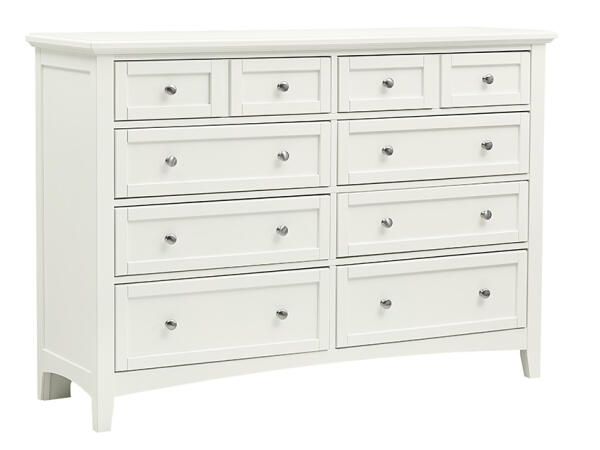 Bonanza White Triple Dresser Dressers Vaughan Bassett
