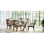 Crossbuck Live Edge Dining Table - Image 2
