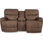 Trouper Power Reclining Loveseat w/ Headrest & Console Loveseats Customizable 10