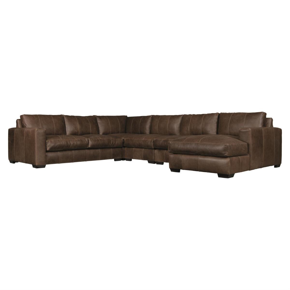 Dawkins Leather Sectional Dawkins Leather Sectional - Image 1