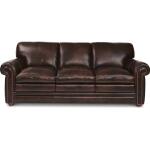 Conway Traditional Leather Sofa