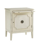 Linen & Beaded Front End Table - Image 2