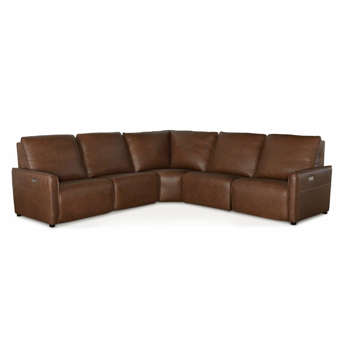 Everett Leather Reclining Sectional Sectionals Bassett Furniture Everett Leather Reclining Sectional Sectionals Bassett Furniture