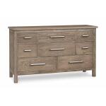 Benchmade Abingdon Oak 8 Drawer Dresser Dressers Bassett Furniture 9