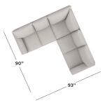 Everyday Value Alexander Roll Arm Small L Sectional - Image 2