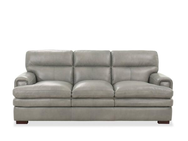 Jake Sofa w/ Nickel Nail Head Trim