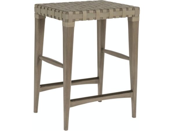 Milo Leather Backless Counter Stool Barstools Artistica Home