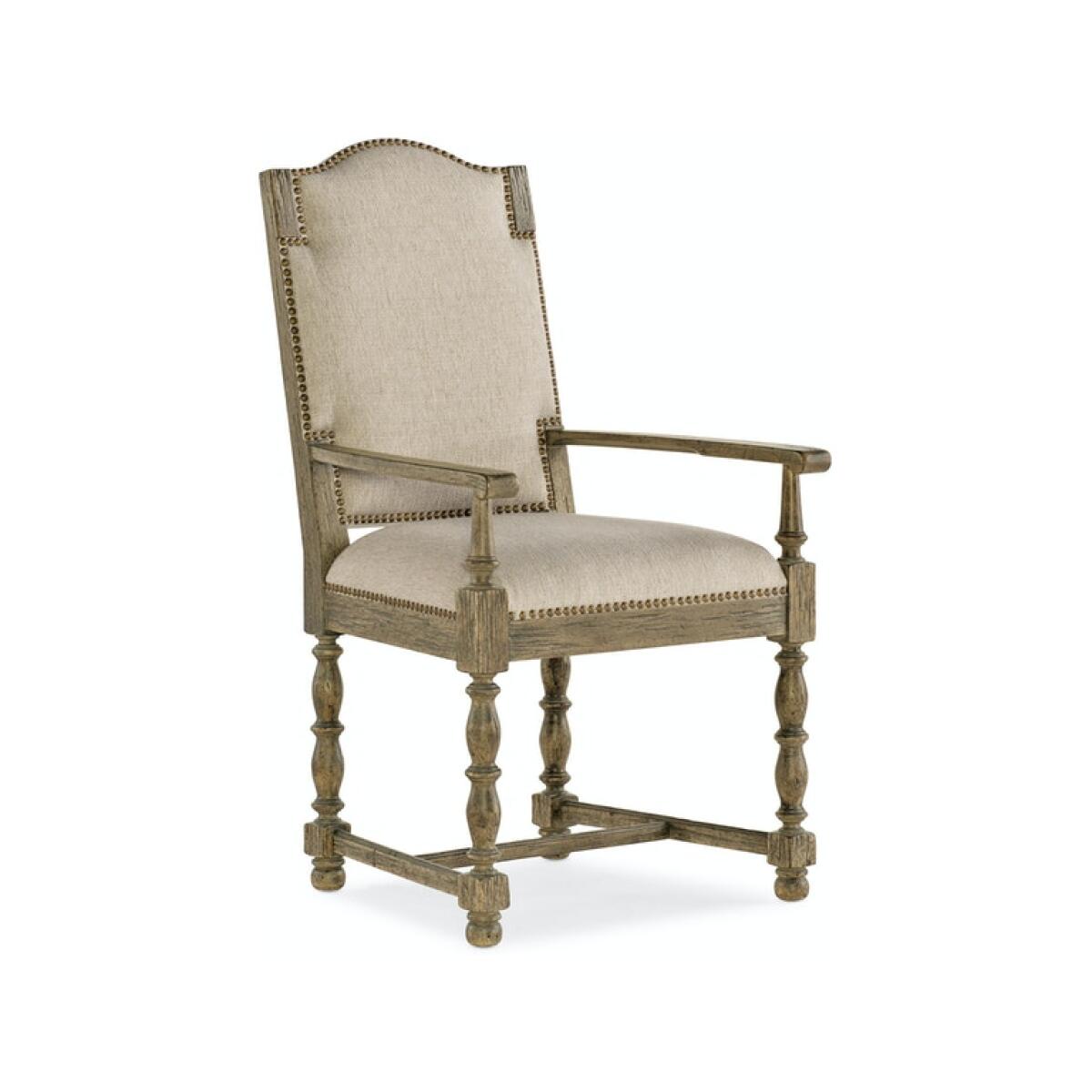 La Grange Kruschel Square Back Arm Chair Chairs & Benches Hooker Furniture La Grange Kruschel Square Back Arm Chair Chairs & Benches Hooker Furniture