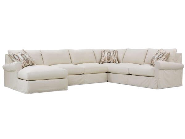 Aberdeen Slipcover Sectional Sectionals Customizable