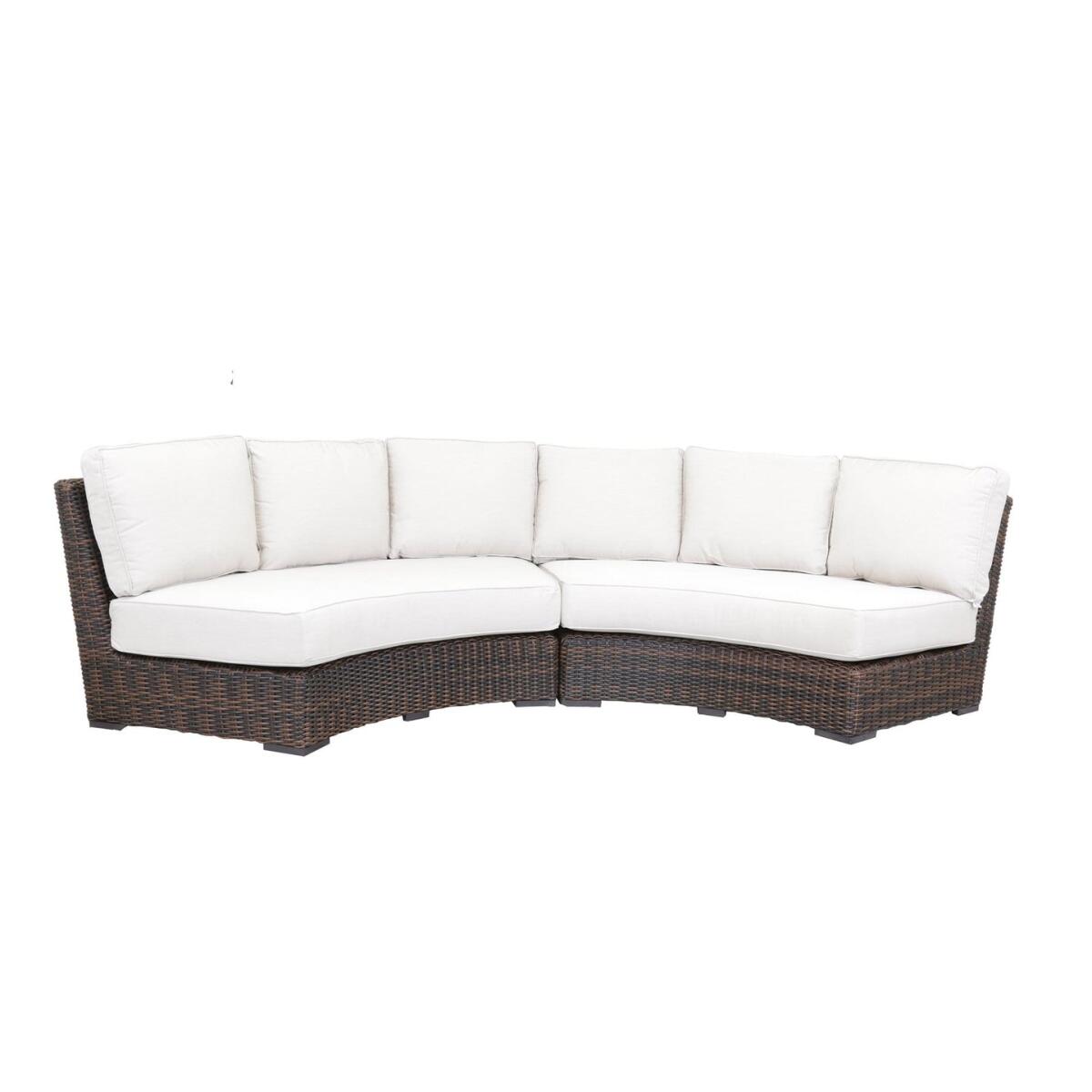 Montecito Curve Loveseat Outdoor Sectionals Customizable Montecito Curve Loveseat Outdoor Sectionals Customizable