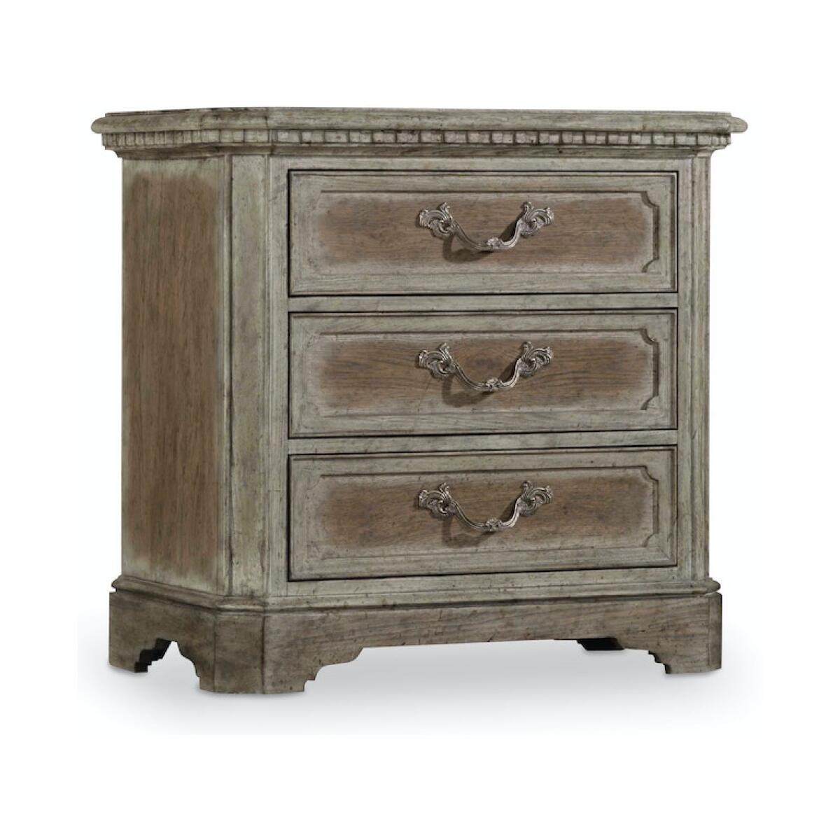 True Vintage 3 Drawer Nightstand True Vintage 3 Drawer Nightstand - Image 1