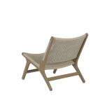 Coastal Teak Cushionless Accent Chair Outdoor Chairs Sunset West 9