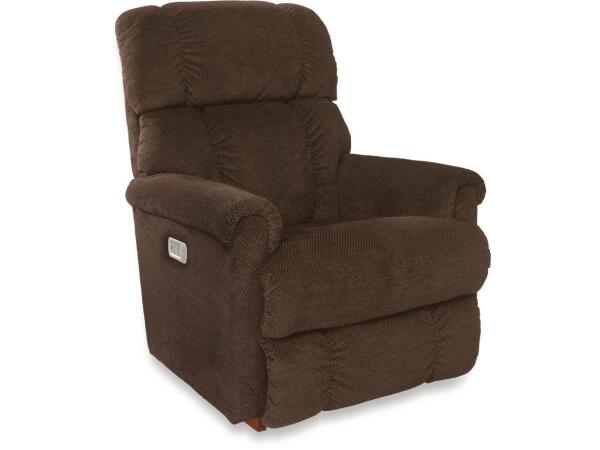 Pinnacle Power Rocking Recliner w/ Head Rest & Lumbar Recliners Customizable