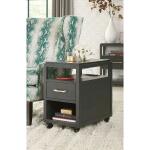 Marlowe Mobile Charging Chairside Table - Image 2