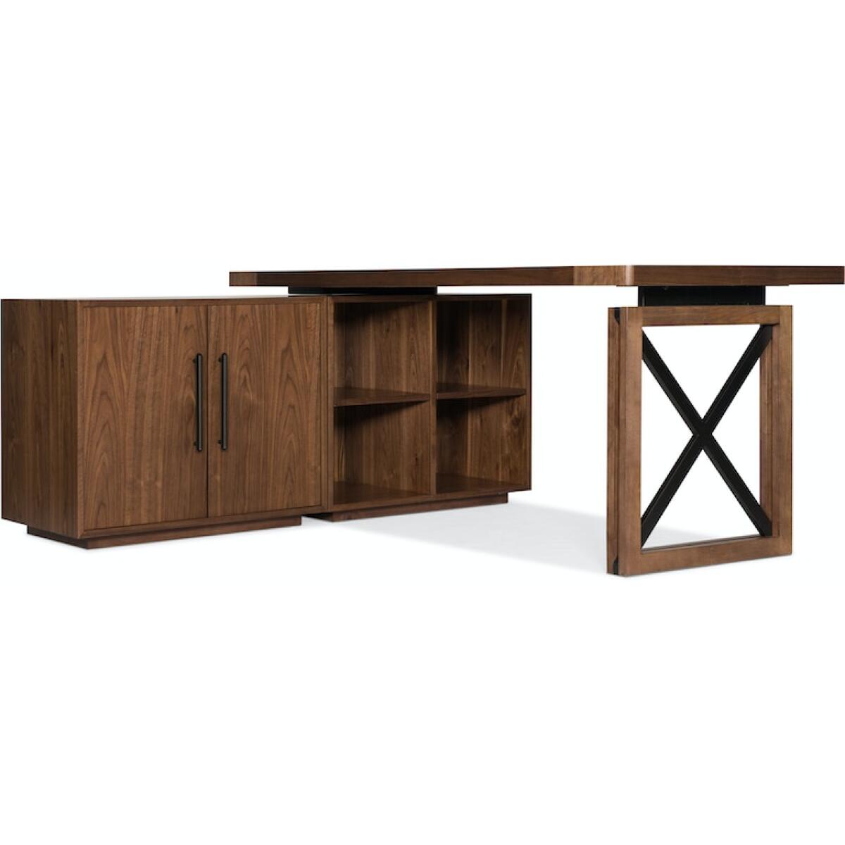 Hooker Furniture Home Office Elon Bunching Short Bookcase Bookcases Hooker Furniture 4