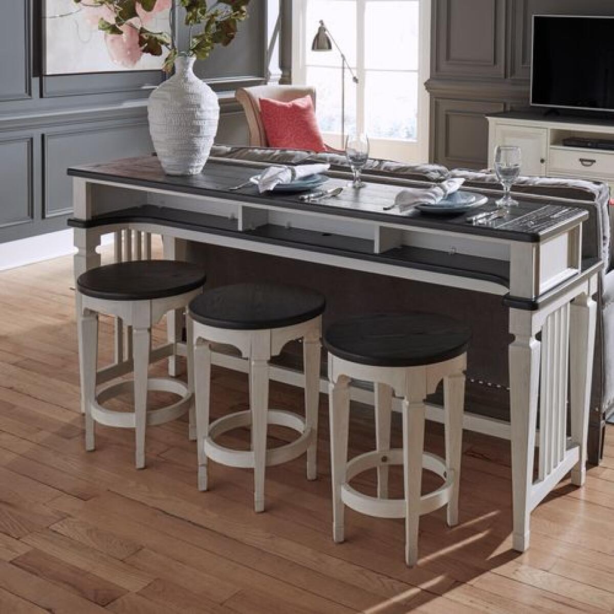 Allyson ParkConsole Stool Barstools Liberty Furniture 4