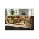Custom 3-Piece Sectional with Rolled Arms Sectionals Customizable 4