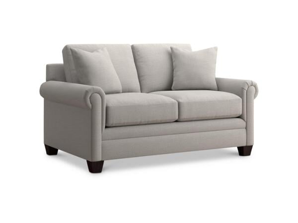 Carolina Panel Arm Loveseat Loveseats Bassett Furniture