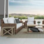Coastal Teak X Coffee Table Outdoor Tables Sunset West 8