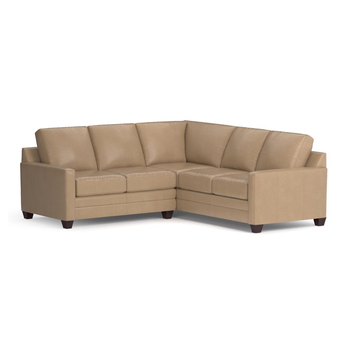 Carolina Leather Thin Track Arm Sectional Sectionals Bassett Furniture Carolina Leather Thin Track Arm Sectional Sectionals Bassett Furniture