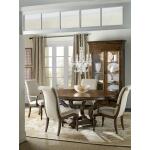 Archivist 54in Round Dining Table w/1-18in Leaf Dining Tables Hooker Furniture 6