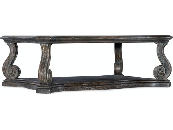 Traditions Rectangle Cocktail Table Cocktail & Coffee Tables Hooker Furniture