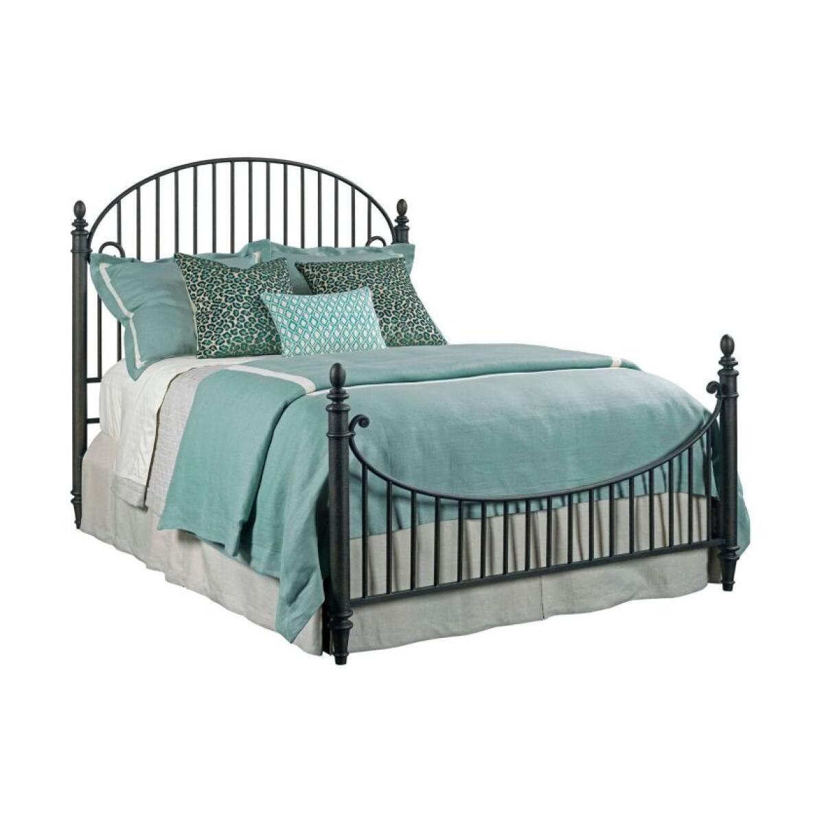 Weatherford – Cornsilk Catlins Queen Metal Bed Weatherford – Cornsilk Catlins Queen Metal Bed - Image 1