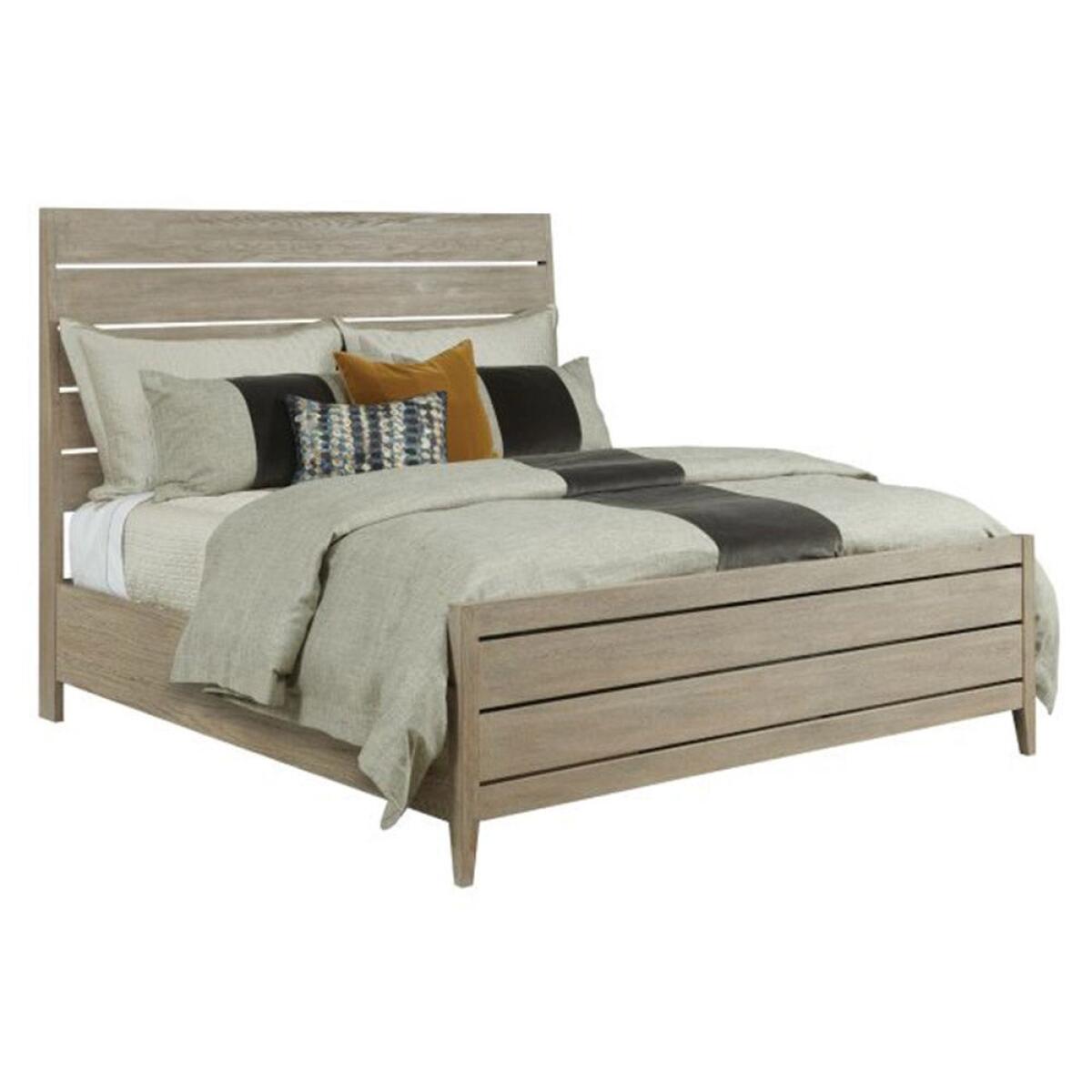 Symmetry Queen Incline Oak with High Footboard Bed Beds La-Z-Boy Symmetry Queen Incline Oak with High Footboard Bed Beds La-Z-Boy
