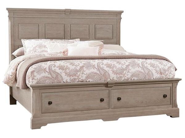 Artisan & Post Greystone Mansion Bed With Storage Footboard Beds Vaughan Bassett