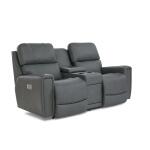 Apollo Power Reclining Sofa w/ Console Headrest & Lumbar Sofas Customizable 9