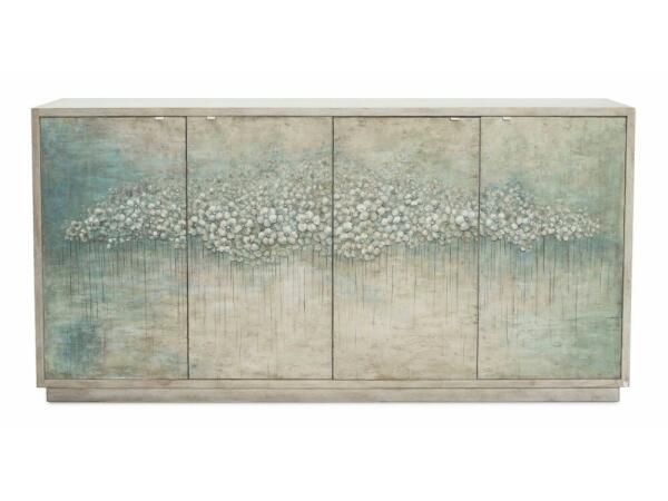 Antiquities Meadow 4 Door Credenza Dining Storage Bassett Furniture