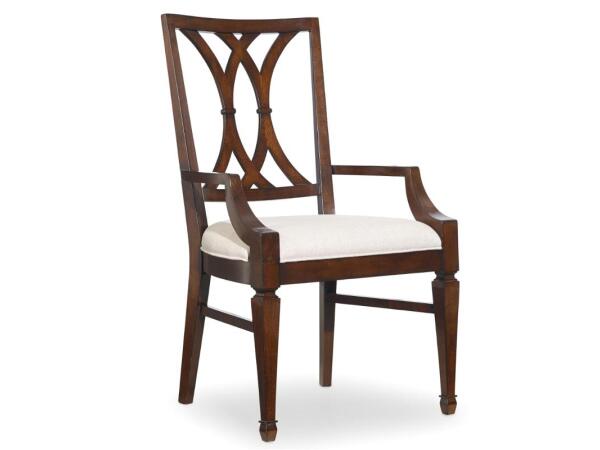 Palisade Splat Back Arm Chair Chairs & Benches Hooker Furniture