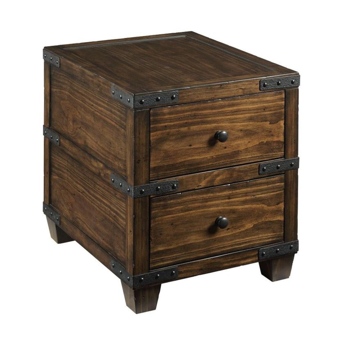 Hidden Treasures Brown Trunk End Table End tables Hammary Hidden Treasures Brown Trunk End Table End tables Hammary