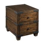 Hidden Treasures Brown Trunk End Table End tables Hammary 3