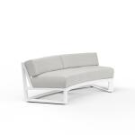 Newport Curve Outdoor Loveseats Sunset West 4