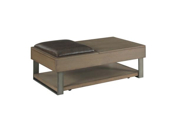 Stella Lift Top Storage Coffee Ottoman Table Cocktail & Coffee Tables Hammary