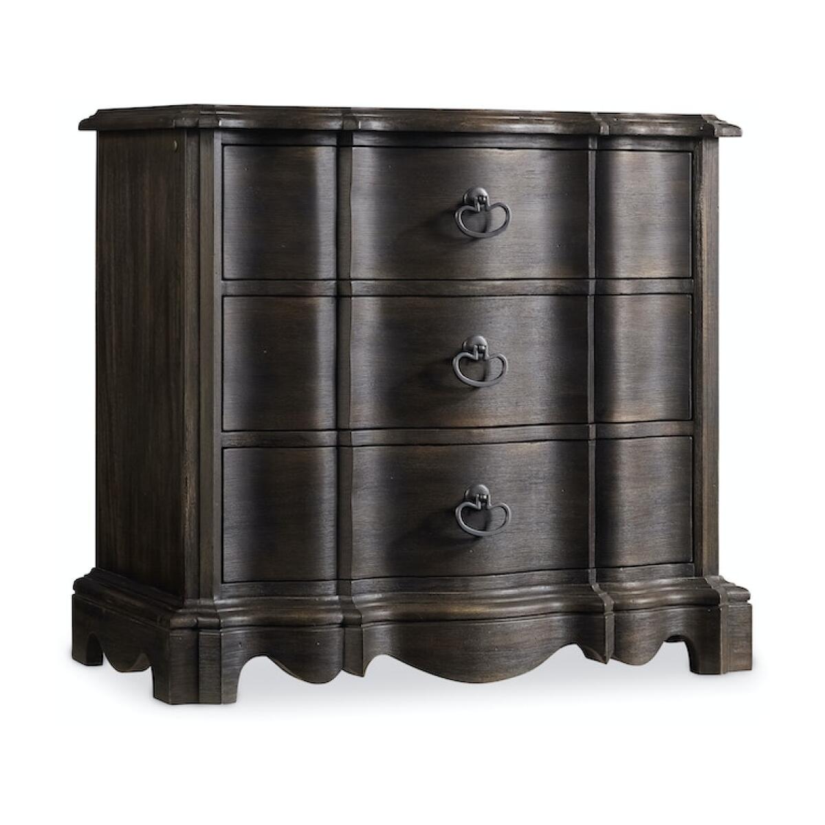 Corsica Dark Three Drawer Nightstand Nightstands Hooker Furniture Corsica Dark Three Drawer Nightstand Nightstands Hooker Furniture
