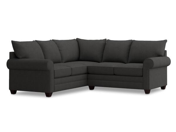 Everyday Value Alexander Roll Arm Small L Sectional Sectionals Bassett Furniture