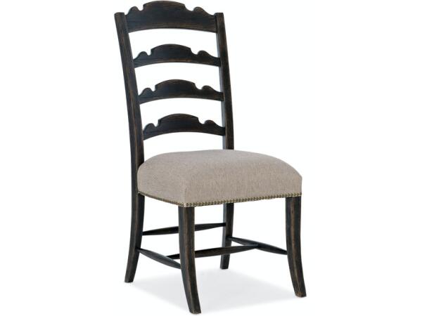 La Grange Twin Sisters Ladderback Side Chair Chairs & Benches Hooker Furniture