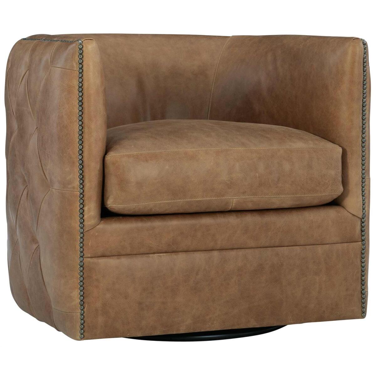 Slazo Chair Palazzo Leather Swivel Chair 212SLJO – Sweat's Furniture