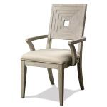 Cascade Upholstered Wood Back Arm Chair - Image 5