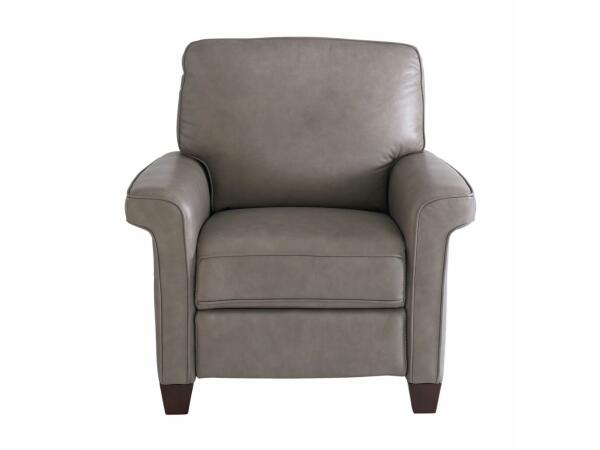 Club Level Dixon Power Wallsaver Recliner Granite Leather Recliners Bassett Furniture