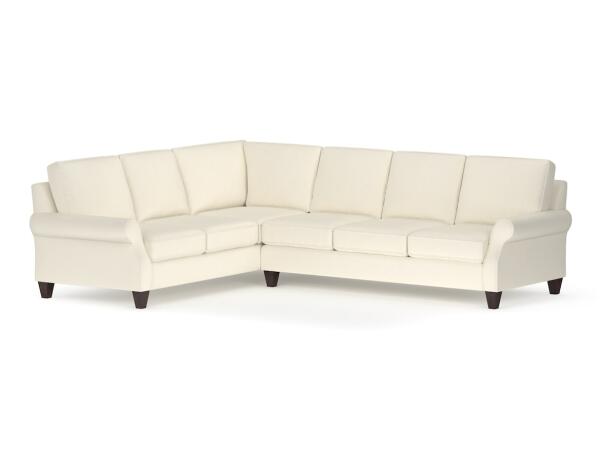 Davenport Large L-Shaped Sectional Sectionals Bassett Furniture