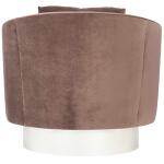 Camino Silver Leaf Swivel Chair - Image 4