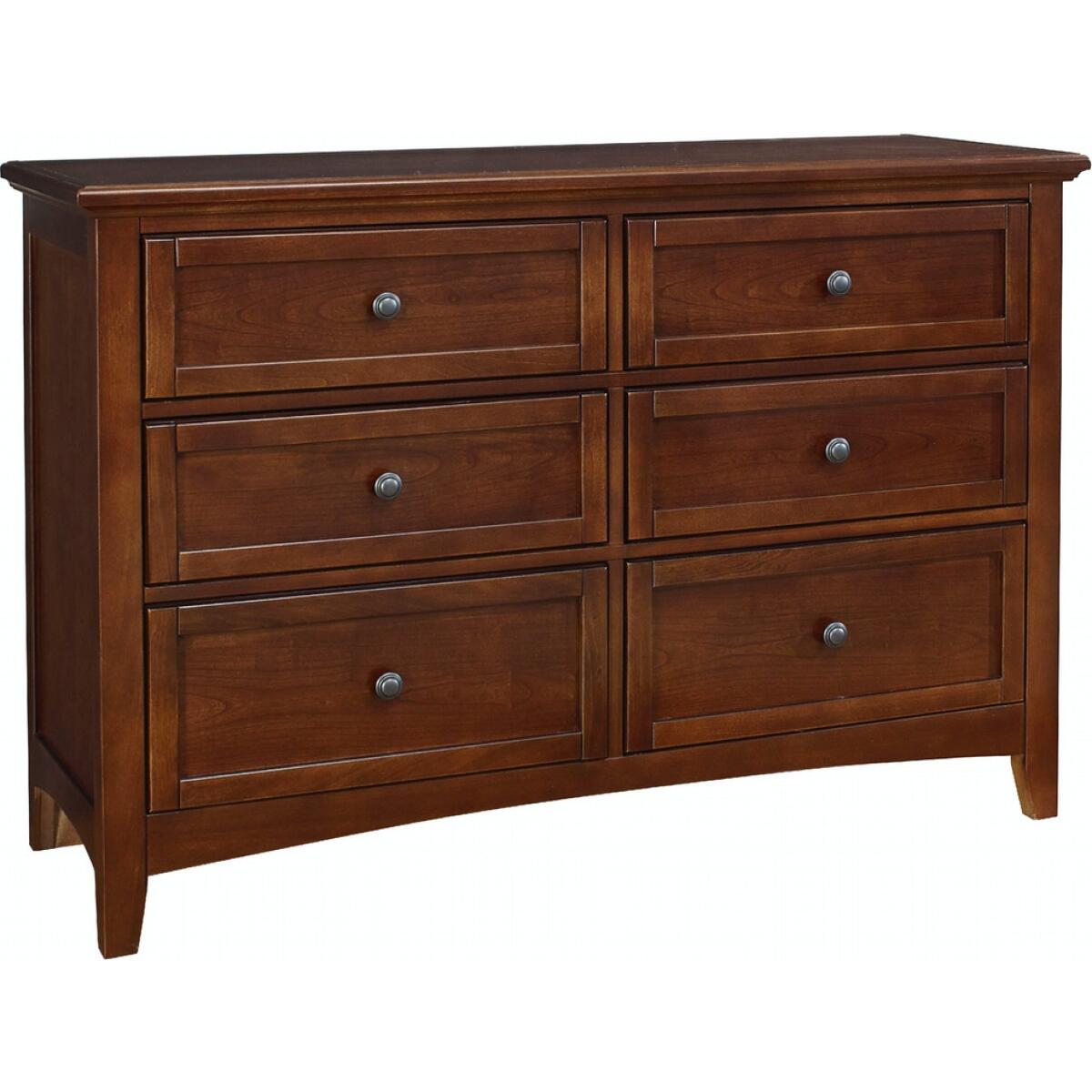 Bonanza Cherry 6-Drawer Studio Dresser Dressers Vaughan Bassett Bonanza Cherry 6-Drawer Studio Dresser Dressers Vaughan Bassett