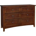 Bonanza Cherry 6-Drawer Studio Dresser Dressers Vaughan Bassett 3