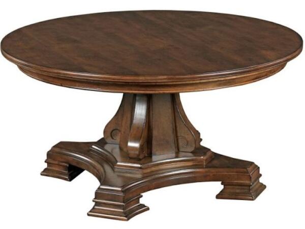 Portolone Pedestal Cocktail Table Cocktail & Coffee Tables Kincaid Furniture