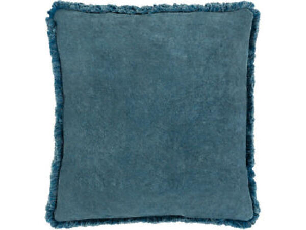 WCV002-1818P Washed Cotton Velvet 18 X 18 inch Denim Pillow Kit Accent Pillows Surya