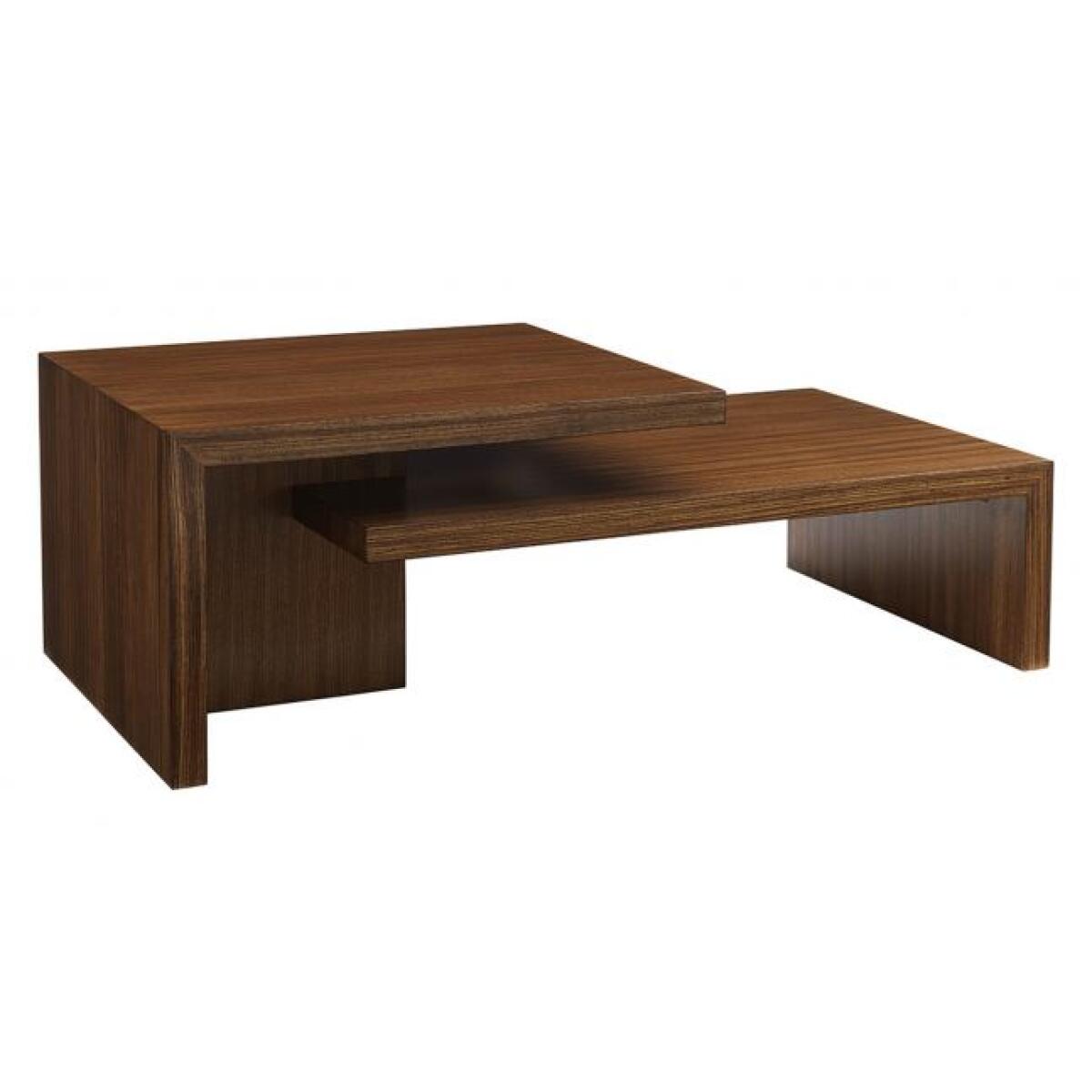 Lexington Kitano Cascade Rectangular Cocktail Table in Taupe Cocktail & Coffee Tables Lexington Lexington Kitano Cascade Rectangular Cocktail Table in Taupe Cocktail & Coffee Tables Lexington