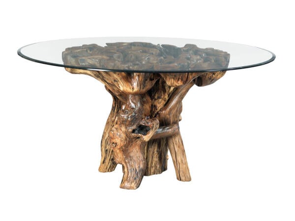 Hammary Hidden Treasures Natural Root Ball Dining Table Base Dining Tables Hammary